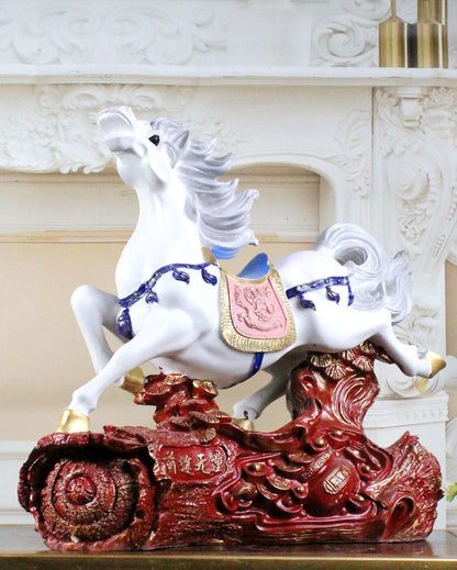 Feng Shui Prosperity Poly Resin Horse