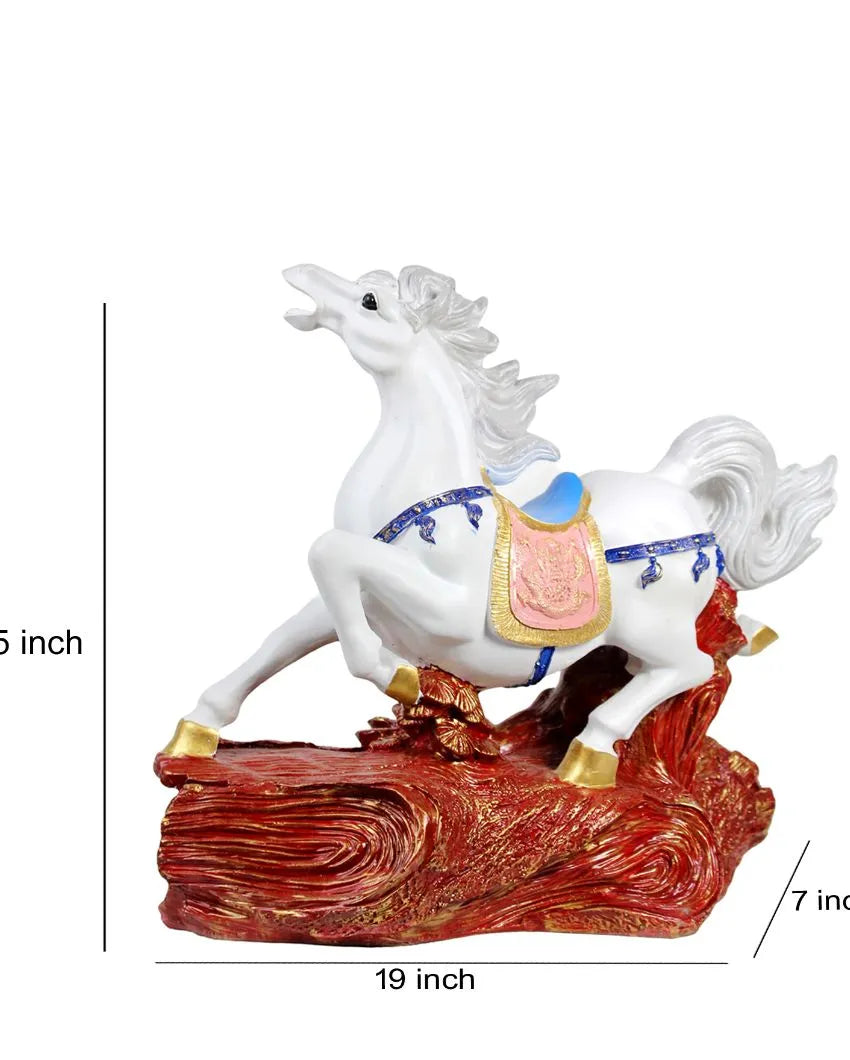 Feng Shui Prosperity Poly Resin Horse