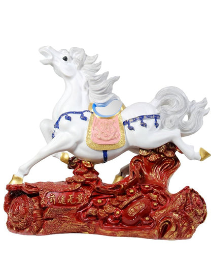 Feng Shui Prosperity Poly Resin Horse