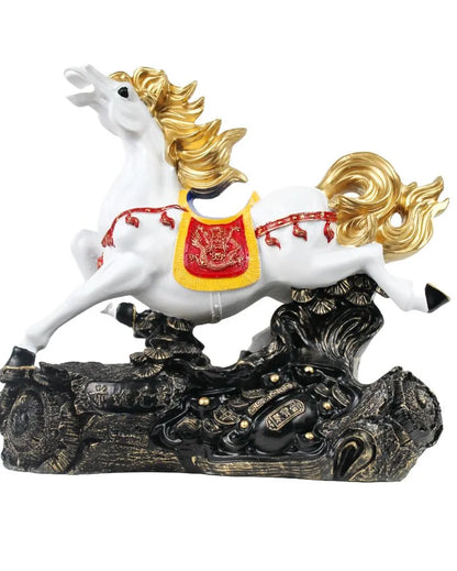 Feng Shui Prosperity Poly Resin Horse