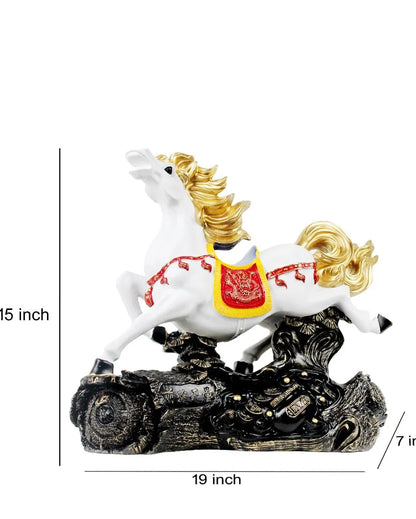 Feng Shui Prosperity Poly Resin Horse