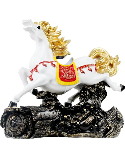 Feng Shui Prosperity Poly Resin Horse