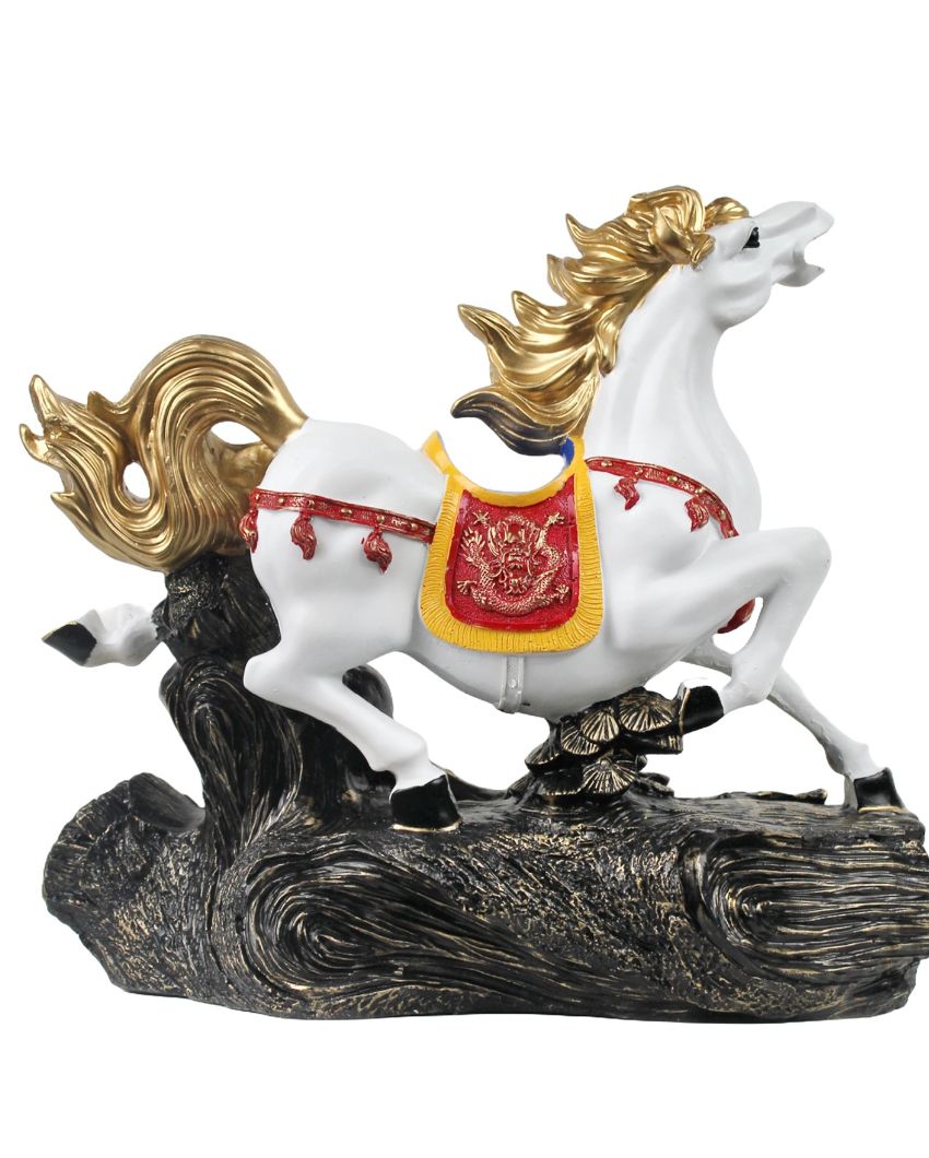 Feng Shui Prosperity Poly Resin Horse