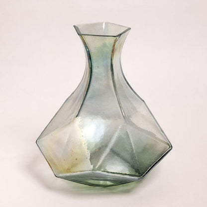 Serene Blue Glass Vase without Flower  | 3 x 10 inches