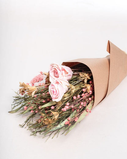 Serenity Natural Dried Flowers Bouquet | 3 x 11 inches