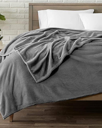 Elegance Sleek Cadet Grey Throw