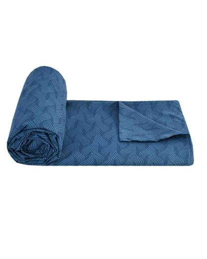 Blue Lehar Printed Kids Comfy Quilts Cover With Zipper