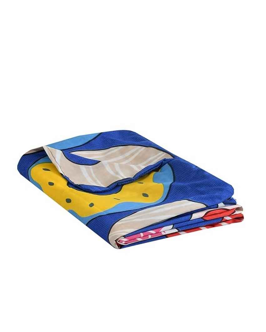 Donut Mor Printed Kids Comfy Quilts Cover With Zipper