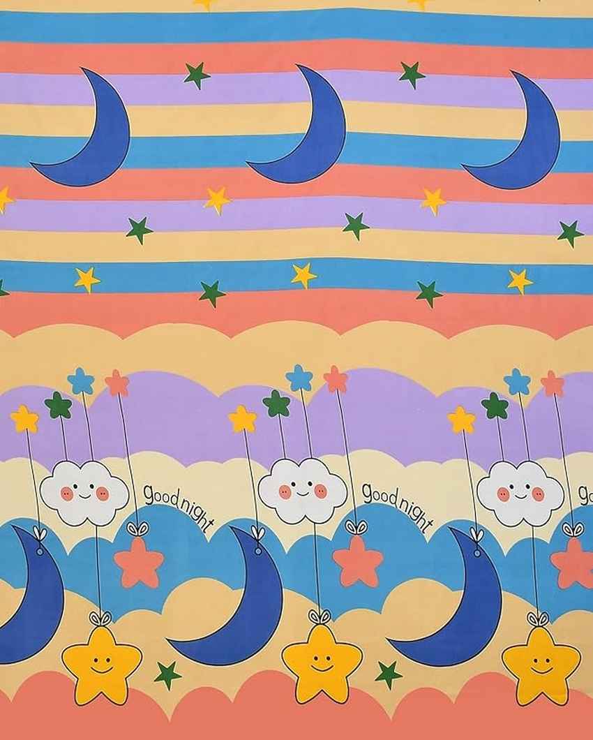 Good Night Printed Kids Comfy Quilts Cover