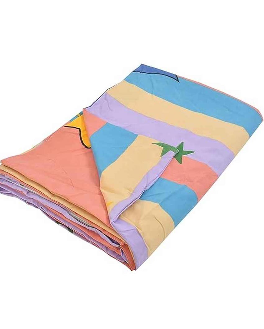 Good Night Printed Kids Comfy Quilts Cover