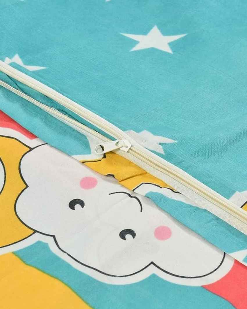 Pink Unicorn Printed Kids Comfy Quilts Cover
