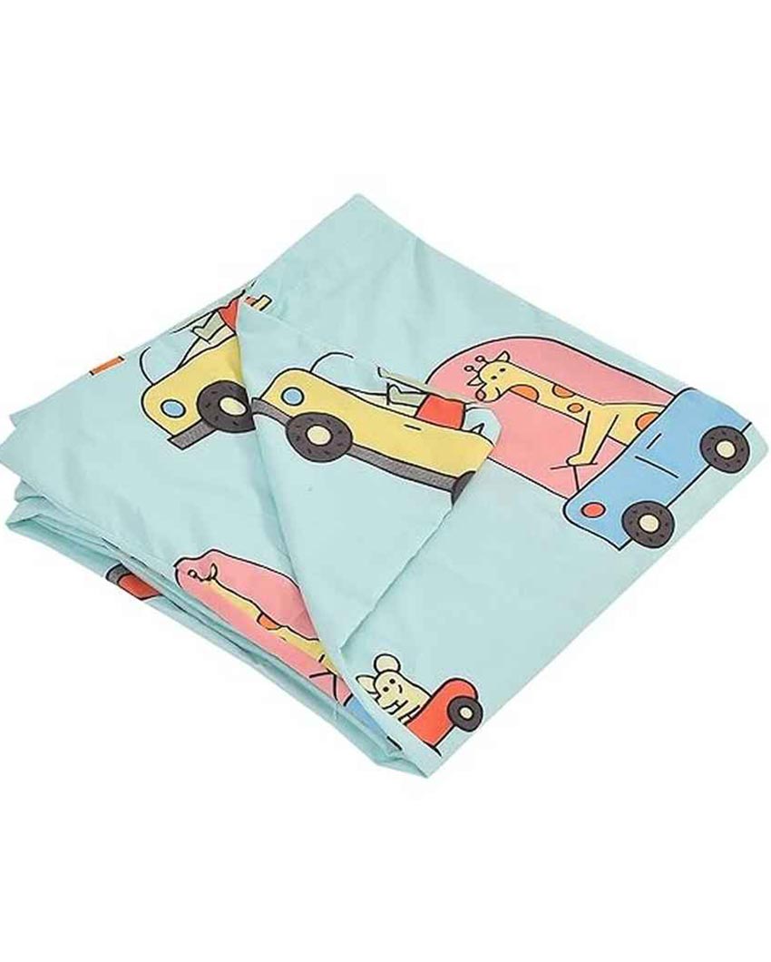 Animal Bus Printed Kids Comfy Quilts Cover