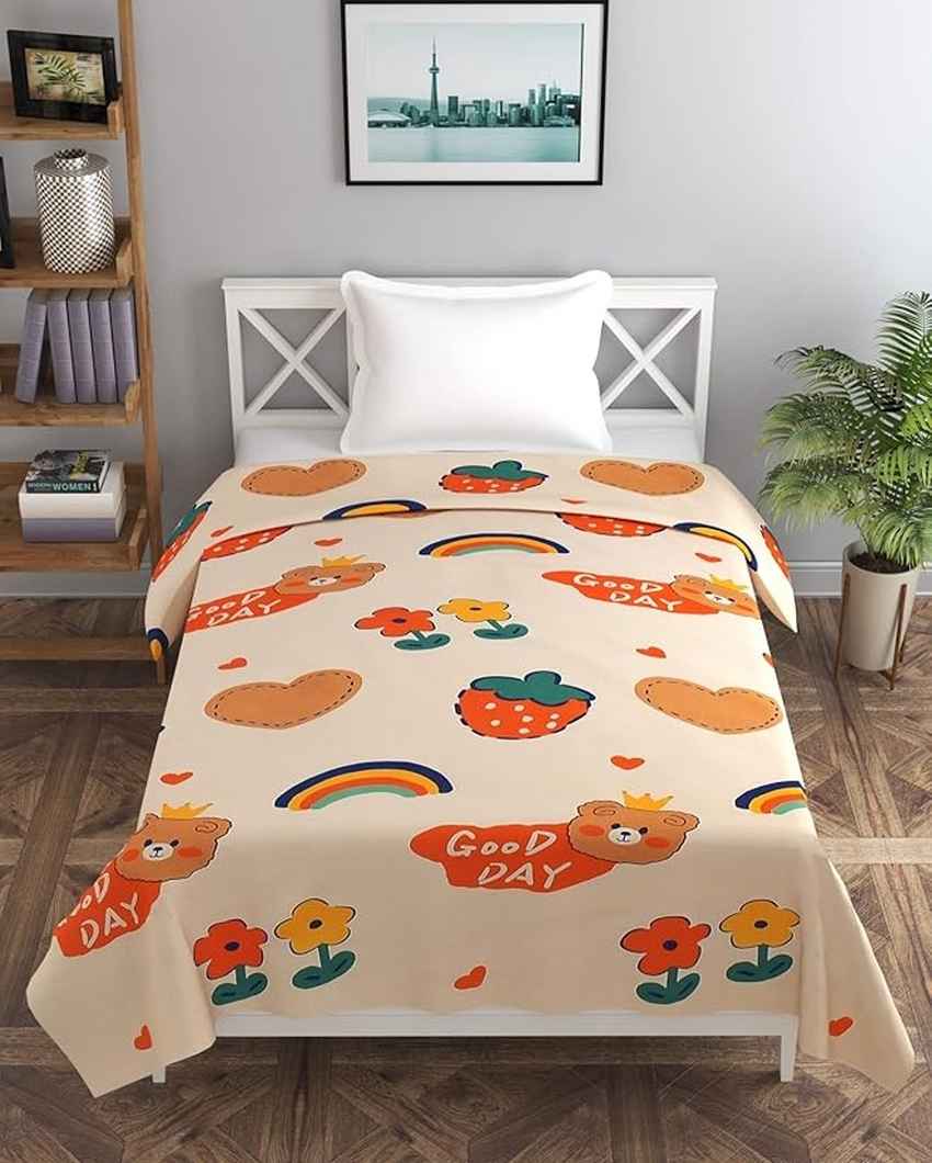 Good Day Printed Kids Comfy Quilts Cover