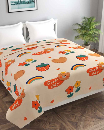 Good Day Printed Kids Comfy Quilts Cover