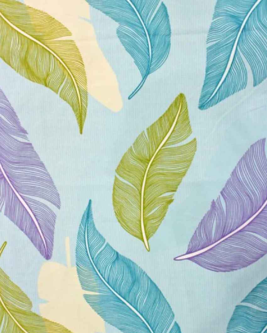 Hue Leaf Printed Kids Comfy Quilts Cover
