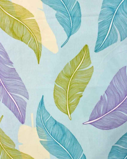 Hue Leaf Printed Kids Comfy Quilts Cover