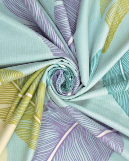 Hue Leaf Printed Kids Comfy Quilts Cover