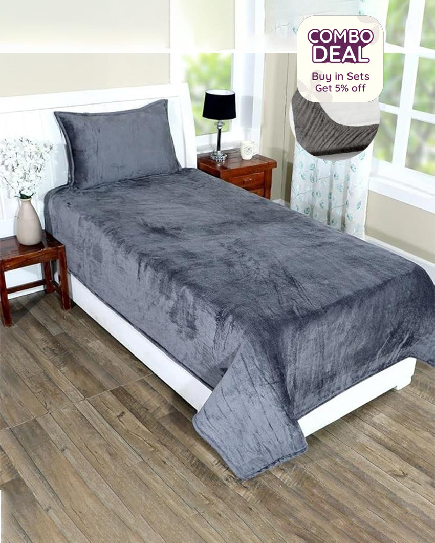 Comfortable Flannel Fitted Bedsheet Set
