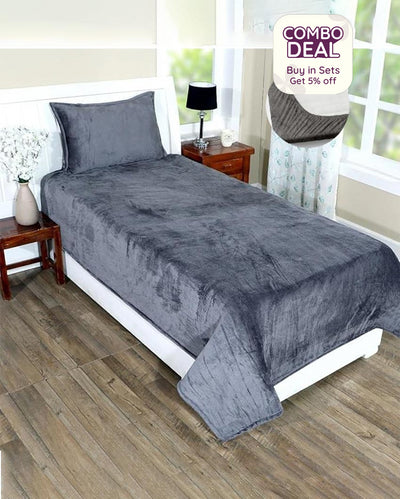Comfortable Flannel Fitted Bedsheet Set