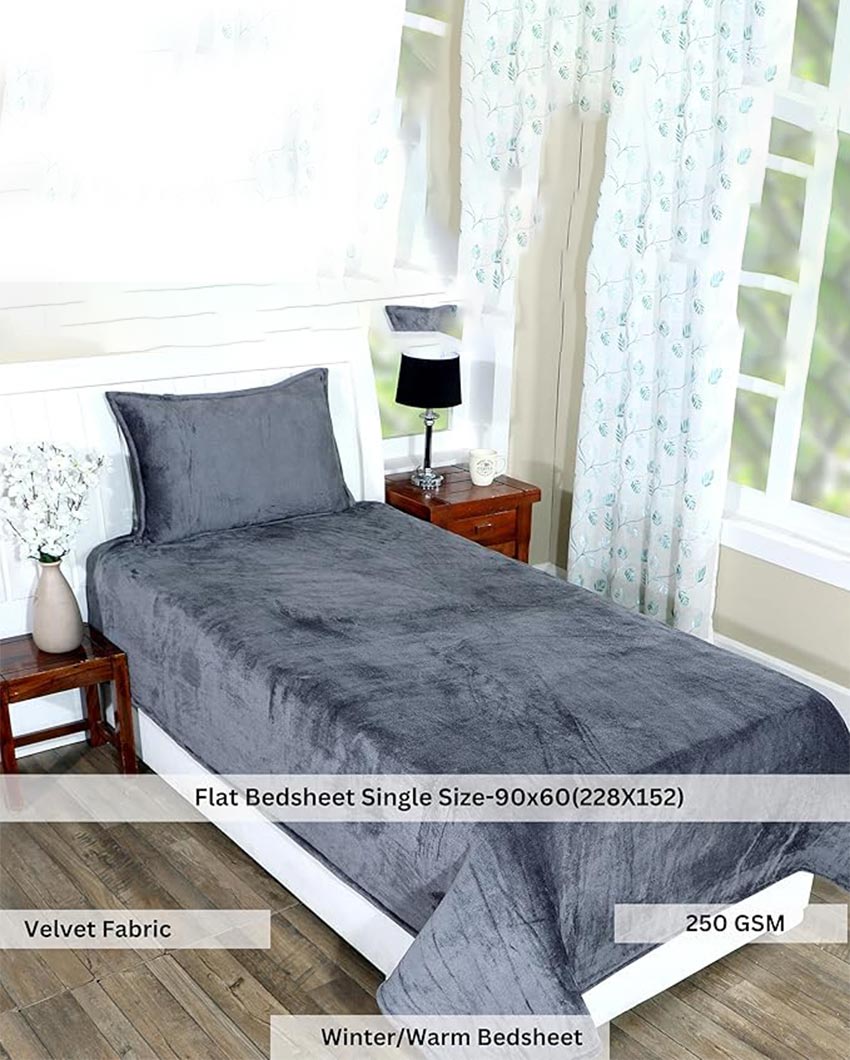 Comfortable Flannel Fitted Bedsheet Set