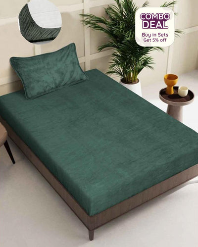 Serenity Sleep Flannel Fitted Bedsheet Set