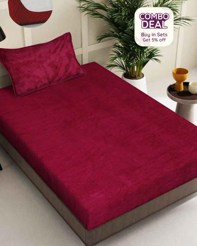 Modern Fitted Flannel Bedsheet Set