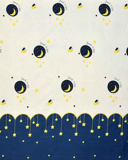 Hanging Star Printed Kids Comfy Quilts Cover With Zipper