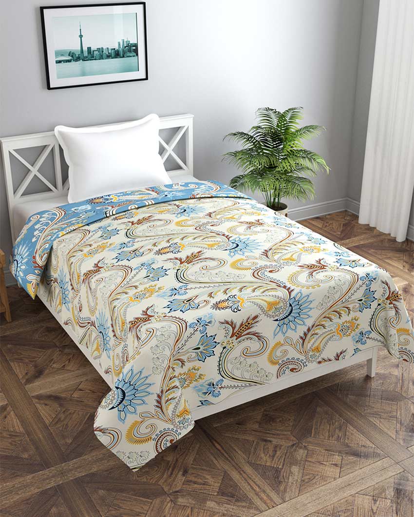 Premium Glace Cotton Bedding Duvet Cover with Zipper