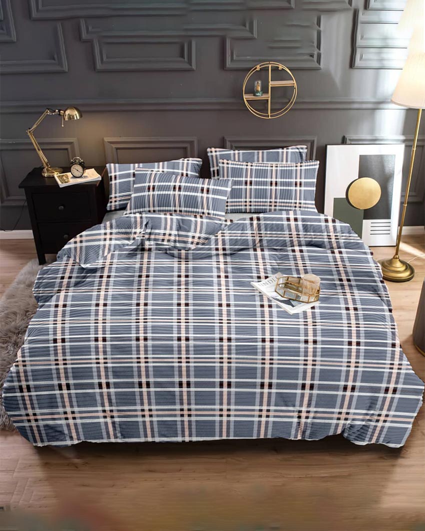 Snuggle Up Flannel Printed Duvet Cover