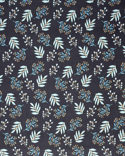 Sky Blue Leaves Mor Printed Kids Comfy Quilts Cover