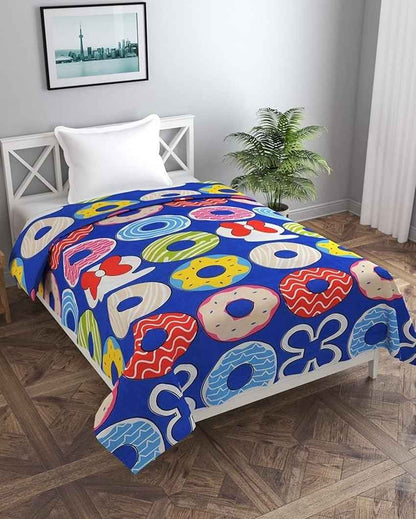 Donut Mor Printed Kids Comfy Quilts Cover With Zipper