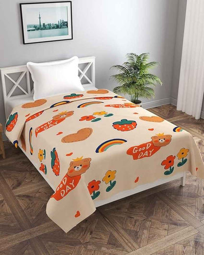 Good Day Printed Kids Comfy Quilts Cover