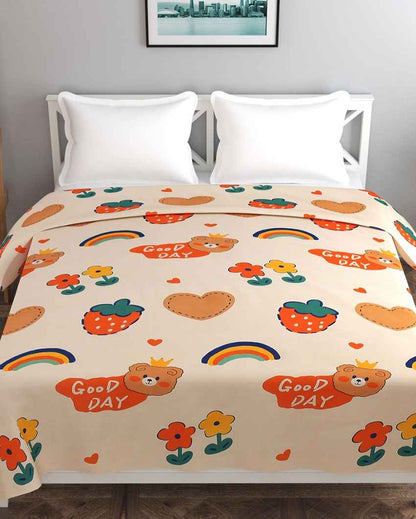 Good Day Printed Kids Comfy Quilts Cover