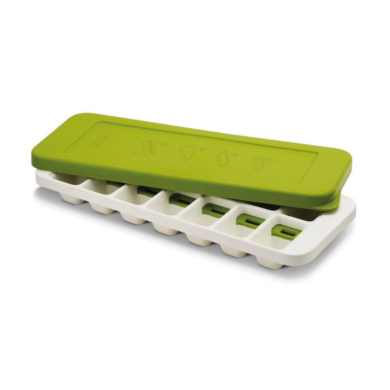Quicksnap Plus Ice Cube Tray with Flexible Lid | Multiple Colors Green