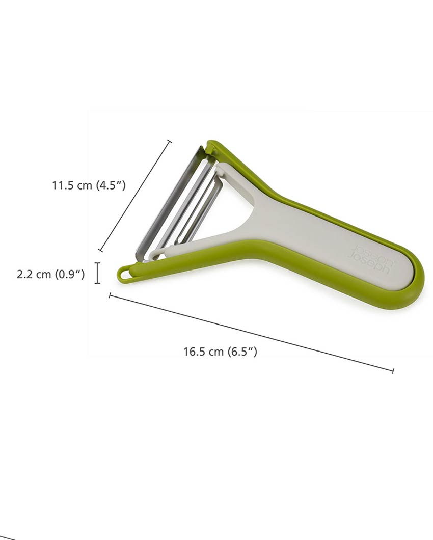 Beautiful Design Green & White Nest Peel Peeler | Pack of 2