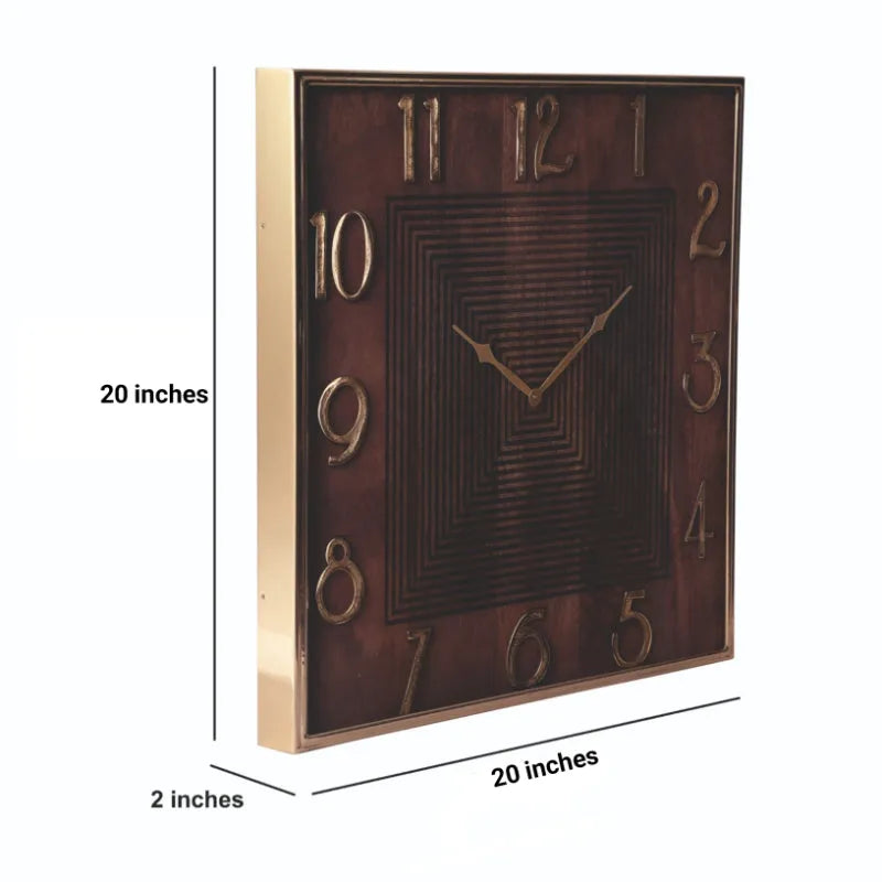 Chateau Gold Wall Clock | 20 x 2 x 20 inches