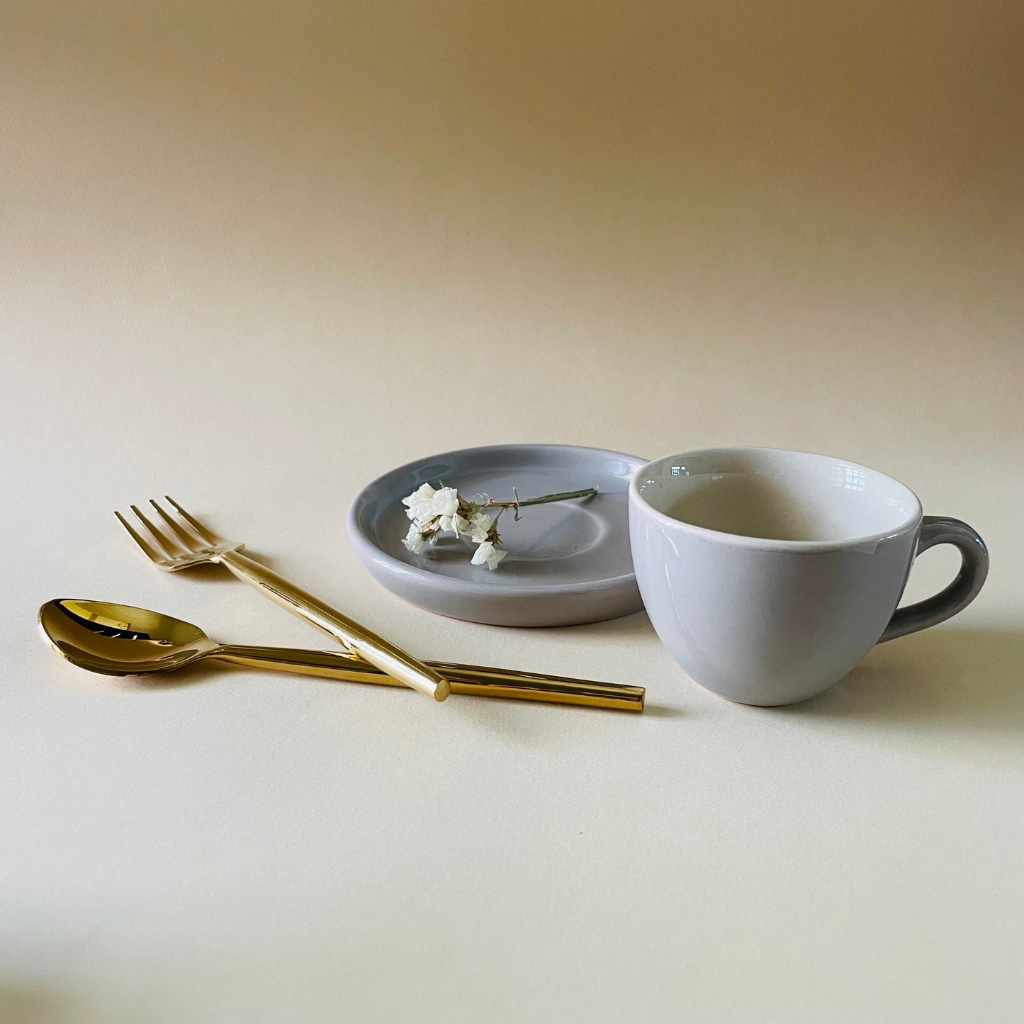 Griseo Expresso Ceramic Cup & Saucer