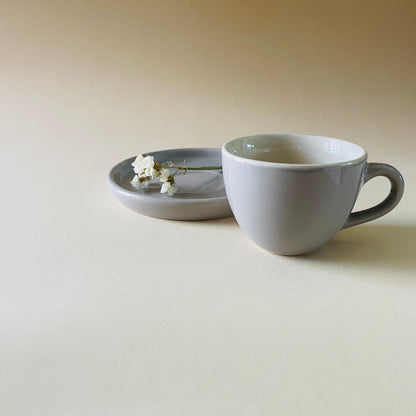 Griseo Expresso Ceramic Cup & Saucer