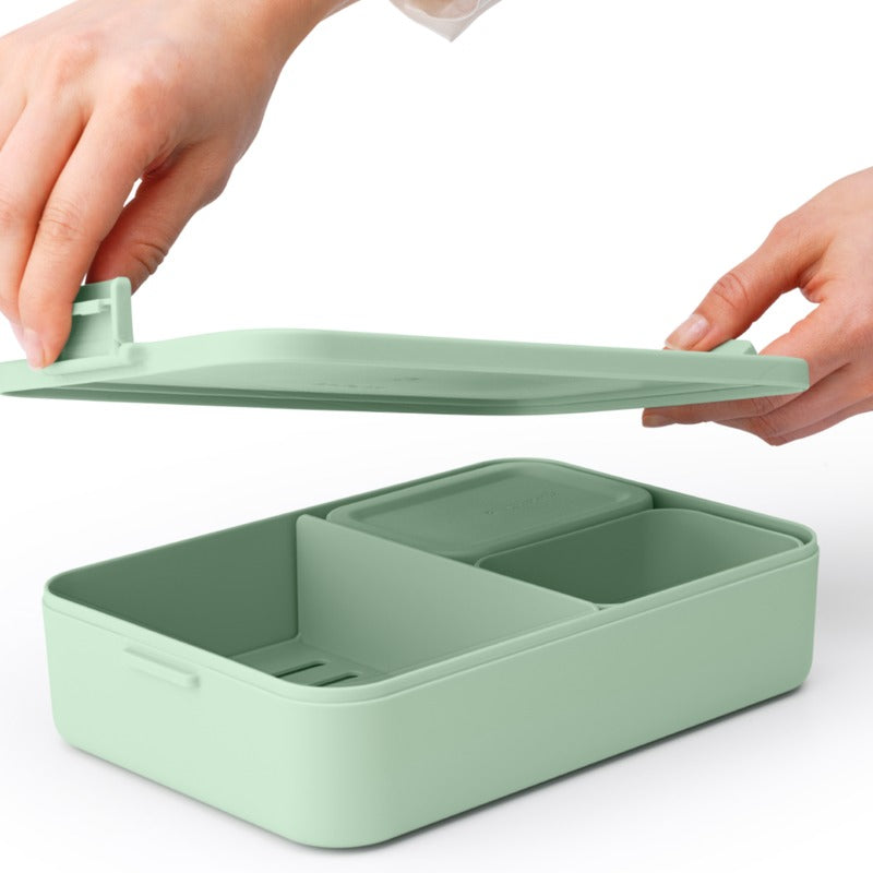 Make & Take Lunch Box Bento, Large Green