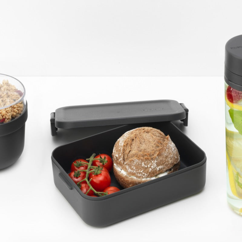 Dark Grey Make & Take Breakfast Lunch Box Set of 3