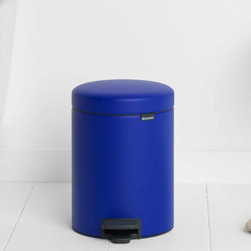 NewIcon Stylish Pedal Bin | 5000 ml Blue