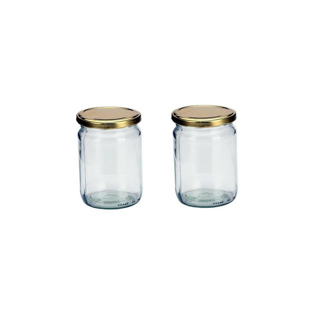 Stylish Clear Glass Cookie Jar for Kitchen Storage Needs | 500 ML | 4 x 5 inches