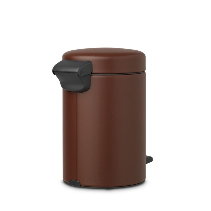 NewIcon Stylish Pedal Bin | 3000 ml Brown