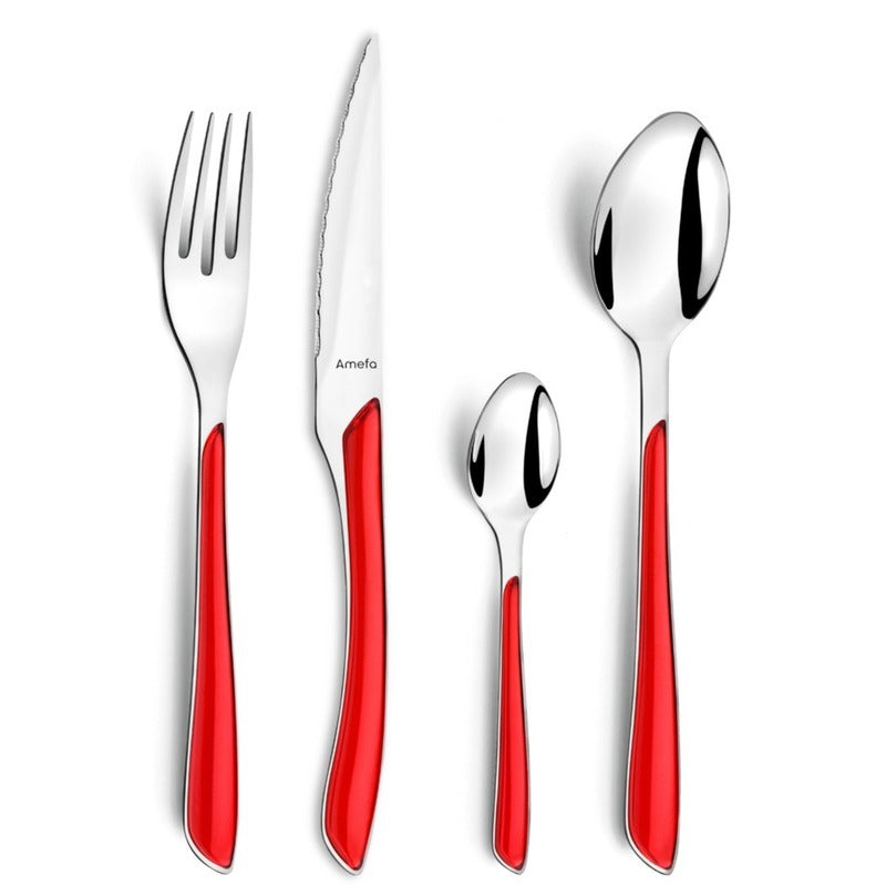 Eclat Cutlery Gift Box | Set of 24 Red