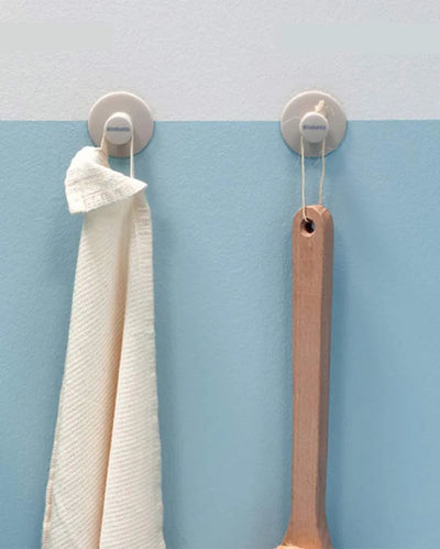 Renew Plastic Towel Hooks | Set of 2 | Beige