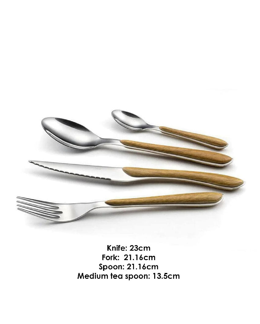 Amefa Eclat Cutlery Wood Effect | Set of 16