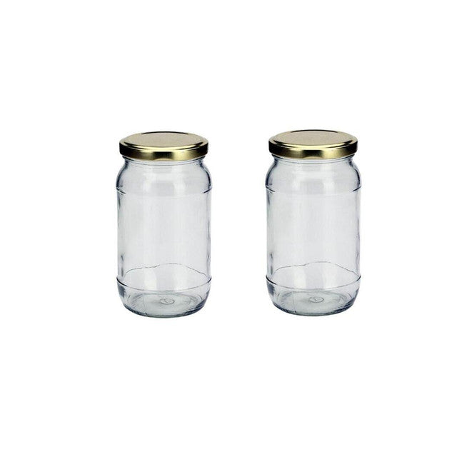 Clear Glass Cookie Jar for Kitchen Essentials | 400 ML | 3 x 6 inches