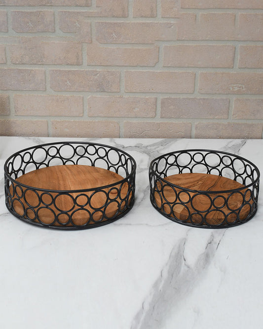 Radius Wooden Serving Tray | Set of 2