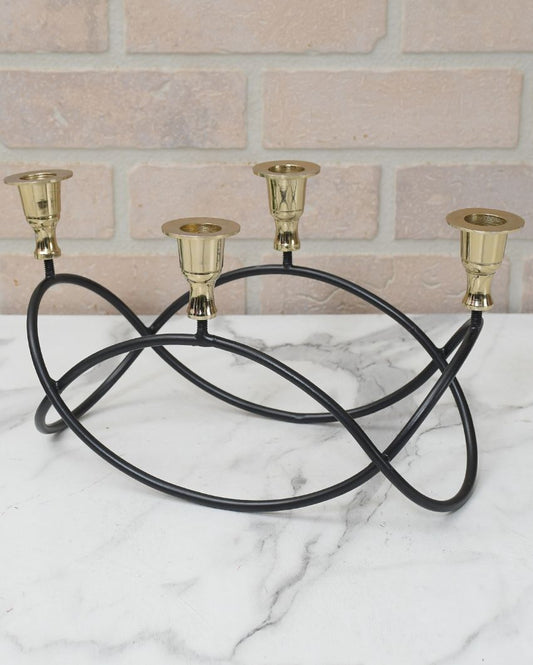 Shadow Iron Candle Holder