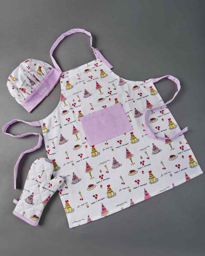 Cotton Little Chef Apron Set